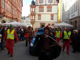 Der Wurm schlängelt sich durch Coburg!